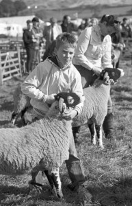 Young handlers are an integral part of shows in Teesdale